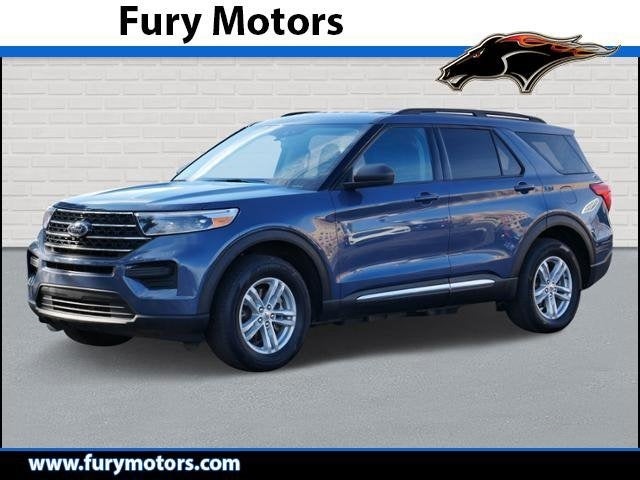 Used 2021 Ford Explorer XLT with VIN 1FMSK8DH1MGC40264 for sale in Waconia, Minnesota
