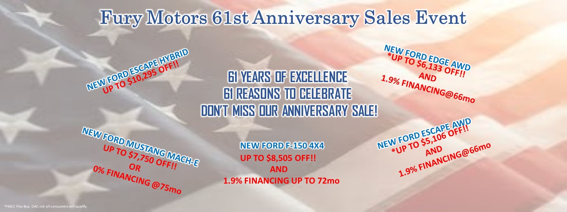 61st Anniversary Sale